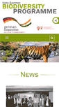 Mobile Screenshot of indo-germanbiodiversity.com